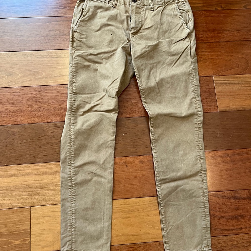 Men's Skinny Khaki Chino Pants 32x32